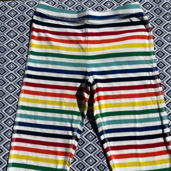 Primary "Ivory Rainbow" PJ Long-Sleeve Top and Pants, Size 6-7, Play - Picture 7 of 12